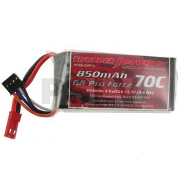 PTP850-3SPF70  Thunder Power G8 Pro Force 70C 850mAh 3S 11.1v  